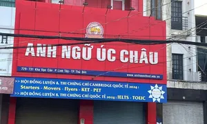 Xem xét đình chỉ hoạt động trung tâm ngoại ngữ Úc Châu
