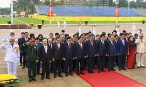 Lãnh đạo Đảng, Nhà nước viếng Chủ tịch Hồ Chí Minh, dâng hương anh hùng liệt sĩ Lãnh đạo Đảng, Nhà nước viếng Chủ tịch Hồ Chí Minh, dâng hương anh hùng liệt sĩ