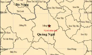 Động đất ở Quảng Ngãi, nhiều người cảm nhận rung lắc
