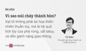 Vì sao núi chảy thành bùn?